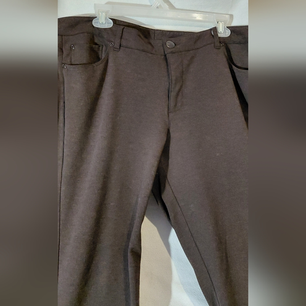 CJ Banks Women's Charcoal Flare Pants